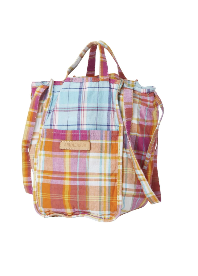 Plaid Easy Bag - Orange