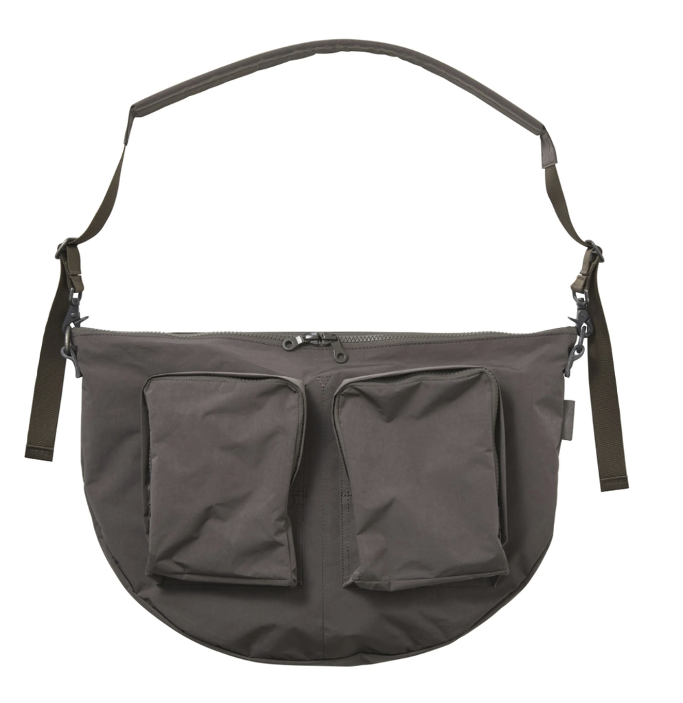 Split Yarn Small Body Bag - Grey