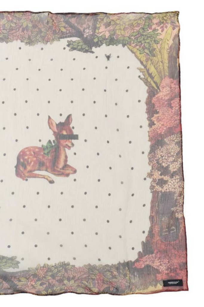 Printed Crepe Silk Scarf - Bambi