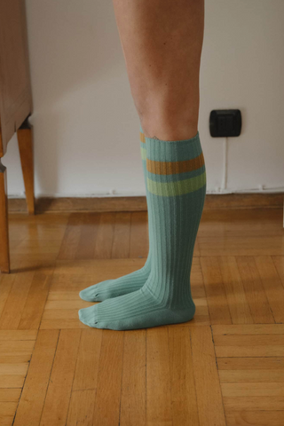 Race Knee Socks - Orbit Green