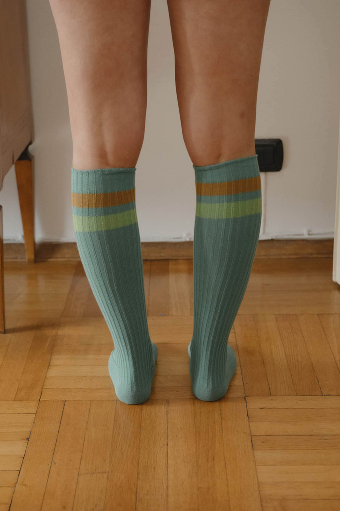 Race Knee Socks - Orbit Green