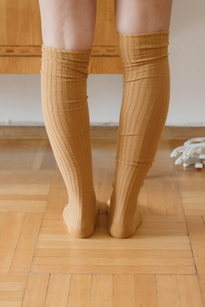 Over Knee Socks - Silva Brown
