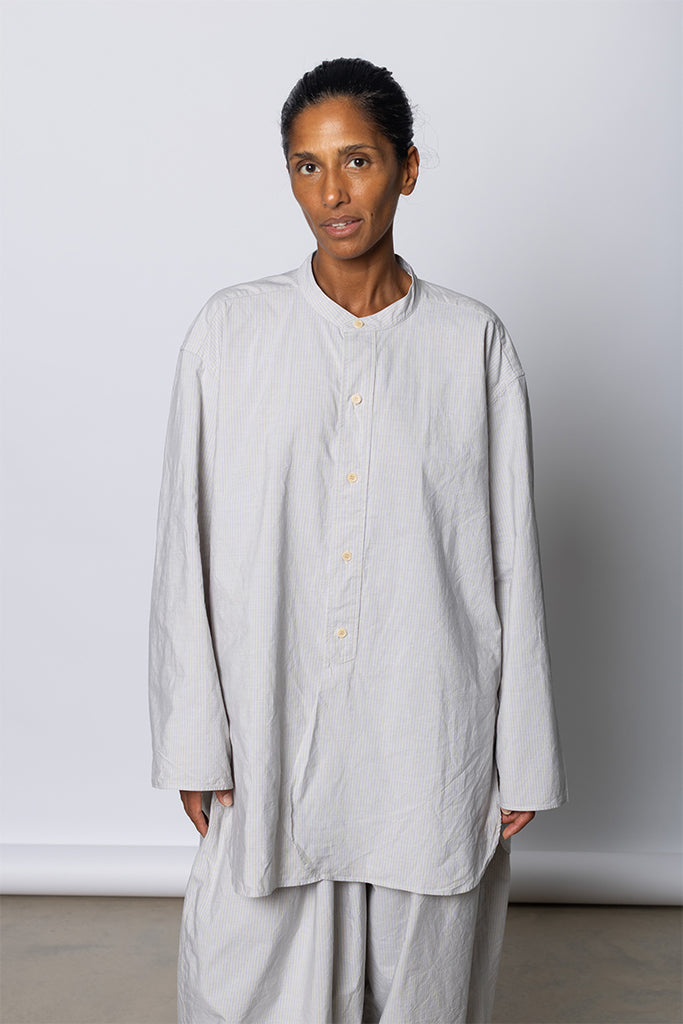 Shaman Shirt - Dusty Fine Stripe