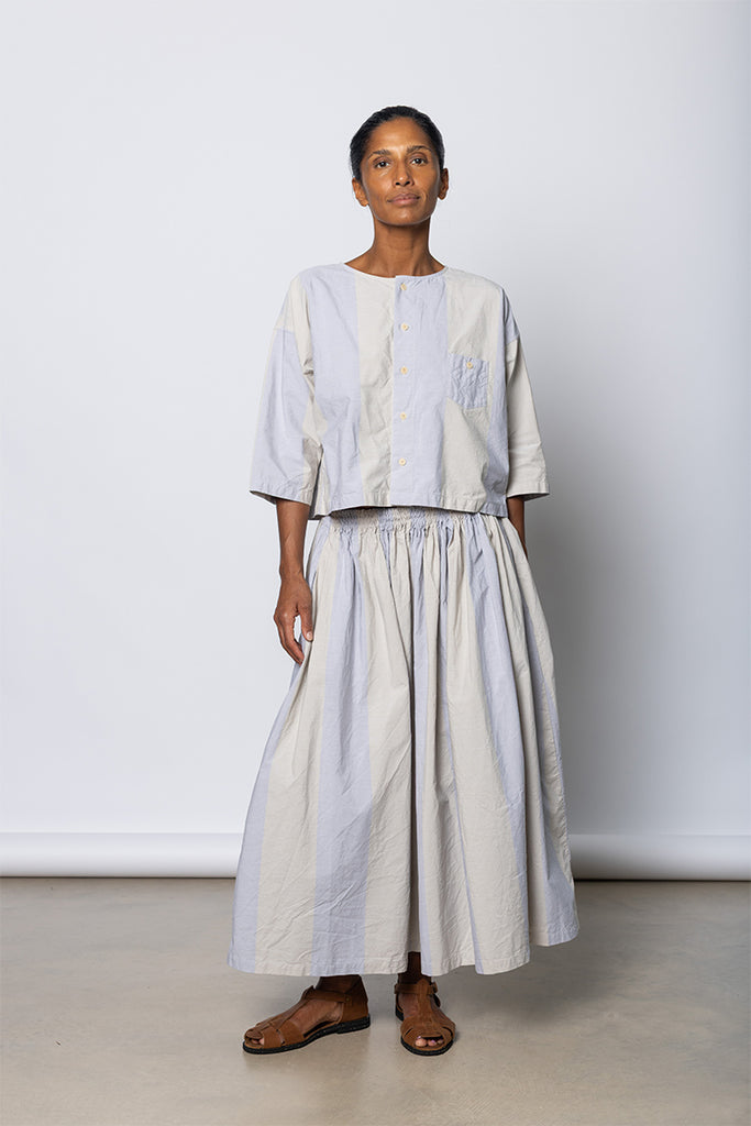 Sheldon Shirt - Dusty Wide Stripe