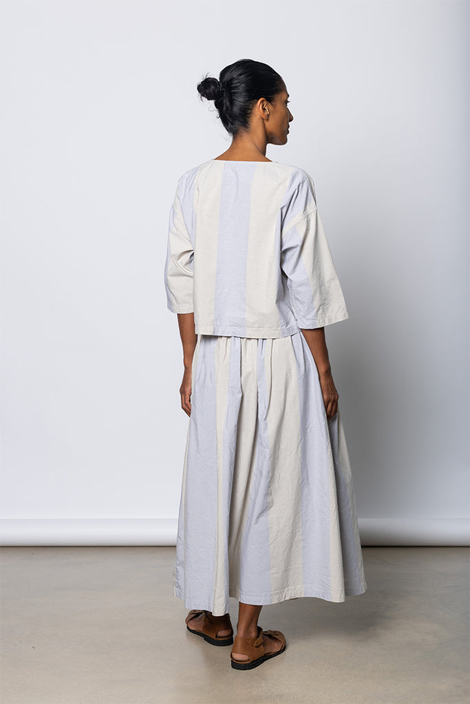 Sheldon Shirt - Dusty Wide Stripe