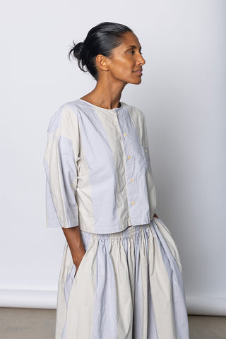 Sheldon Shirt - Dusty Wide Stripe