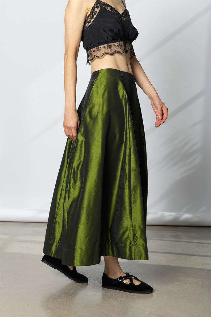 Sculpt Ripple Skirt - Moss