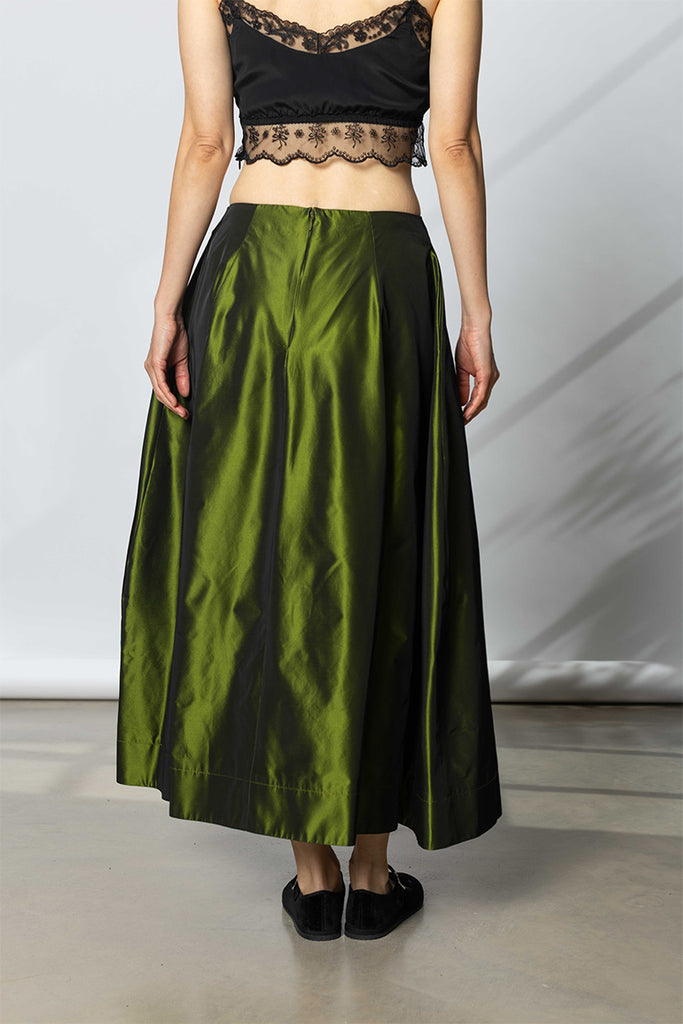 Sculpt Ripple Skirt - Moss