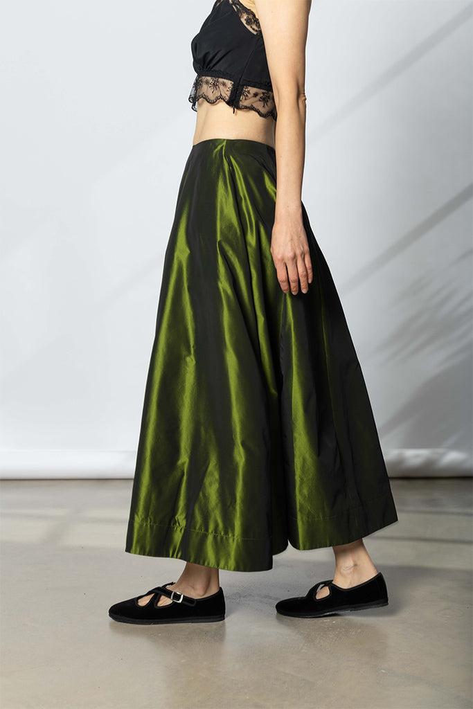 Sculpt Ripple Skirt - Moss