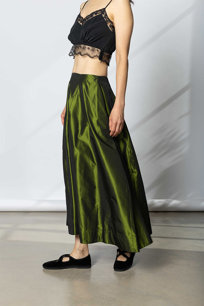 Sculpt Ripple Skirt - Moss