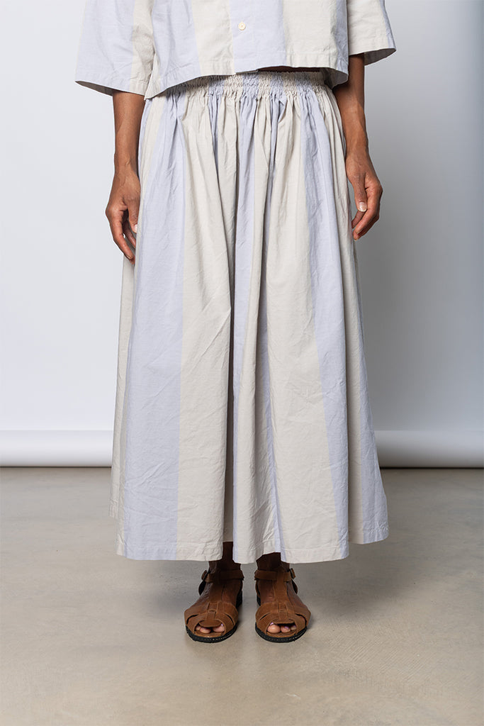 Skye Skirt - Dusty Wide Stripe