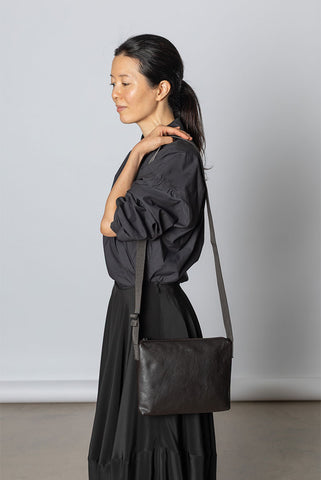 Small Folio Bag - Dark Chocolate