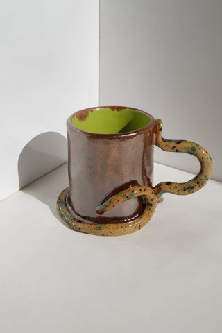 Snake Cup - Copper/Chartruese/ Jungle
