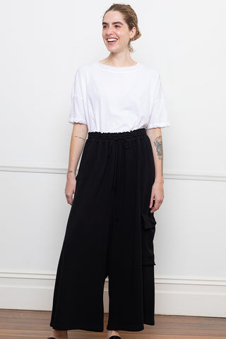 Soft French Terry Pants - Black