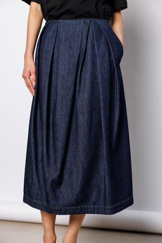 Sonista Denim Skirt - Indigo