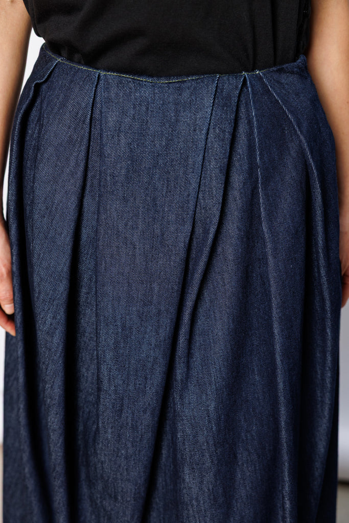 Sonista Denim Skirt - Indigo