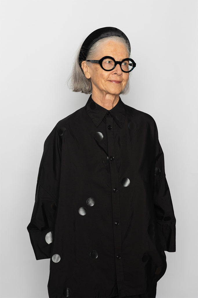 Spare Placket Blouse - Black