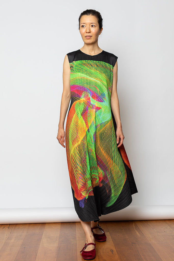 Spectrum Dress - Bright Green