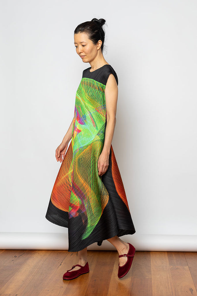 Spectrum Dress - Bright Green