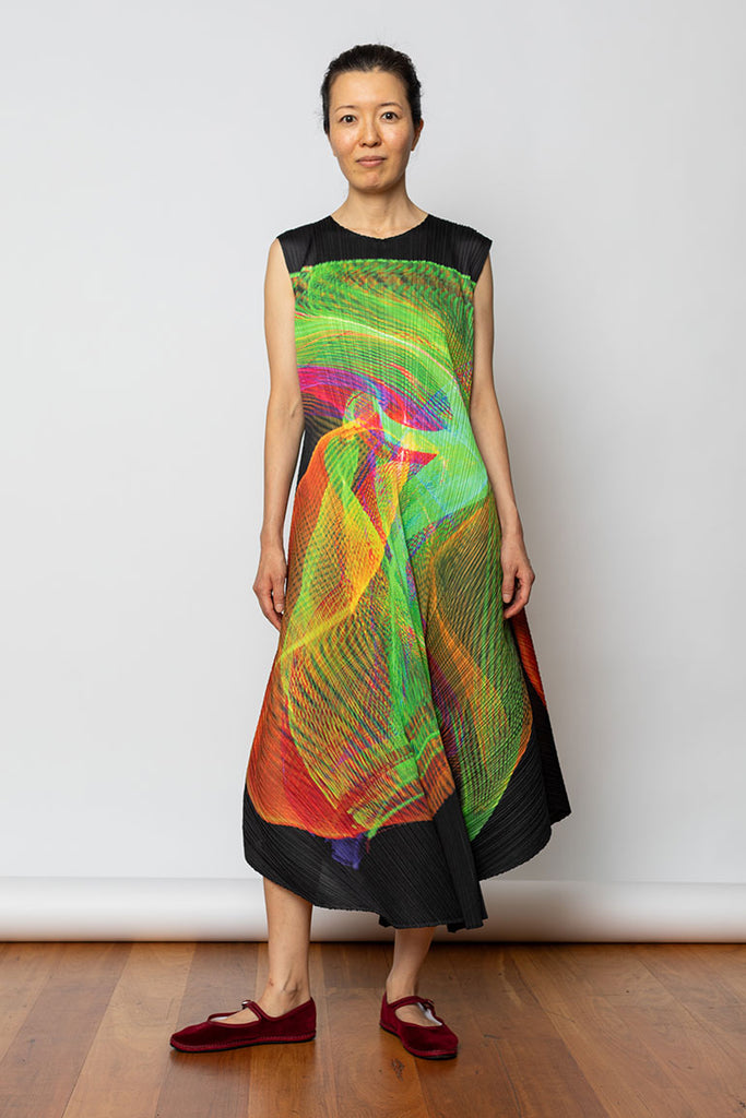 Spectrum Dress - Bright Green