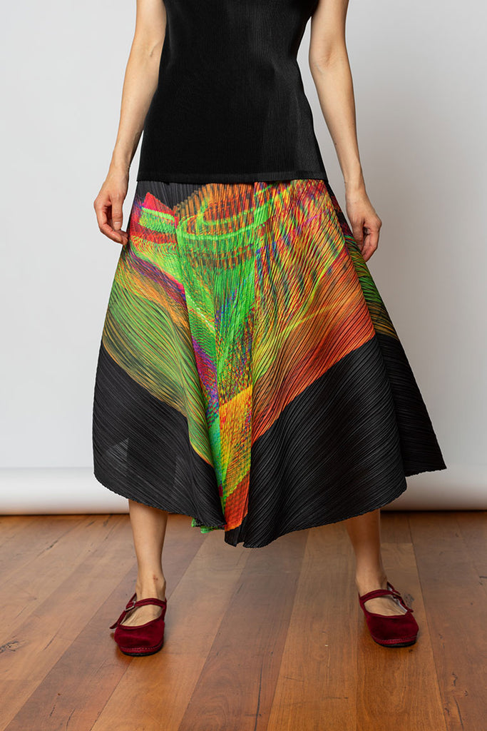 Spectrum Skirt - Bright Green