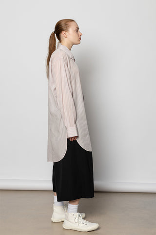 Square Collar Shirt - Pink