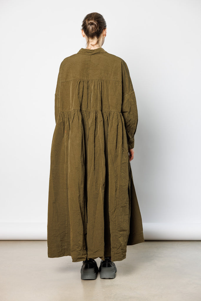 Square Long Sleeve Dress - Green Lake