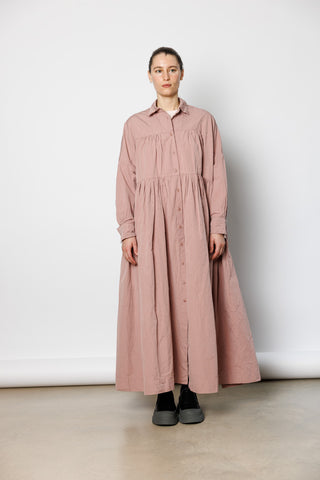 Square Long Sleeve Dress - Pink