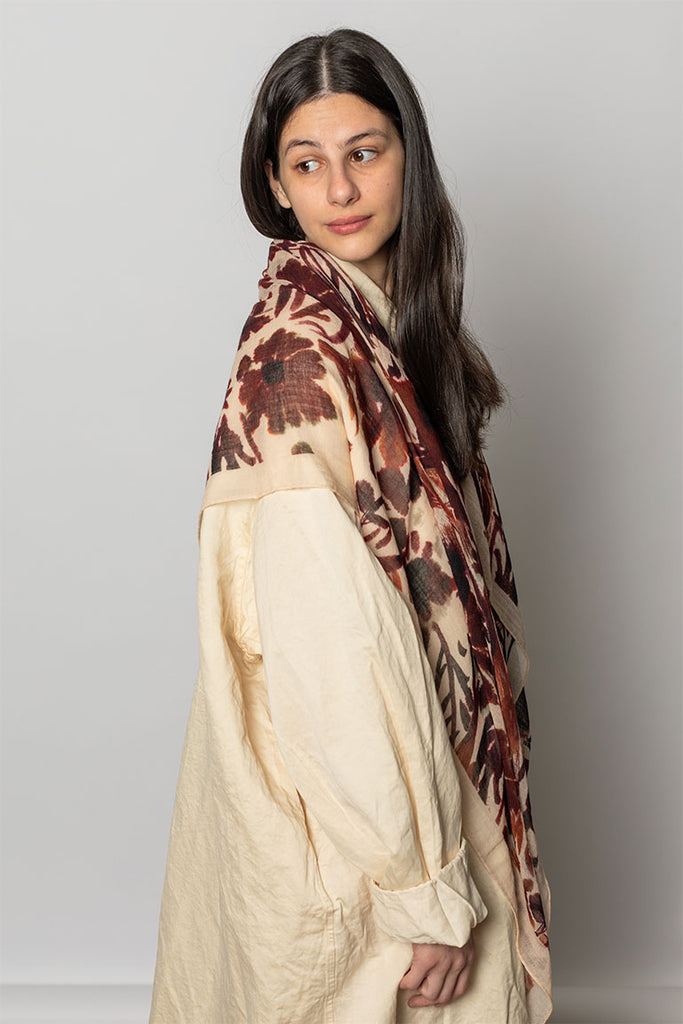 Square Scarf - Reds