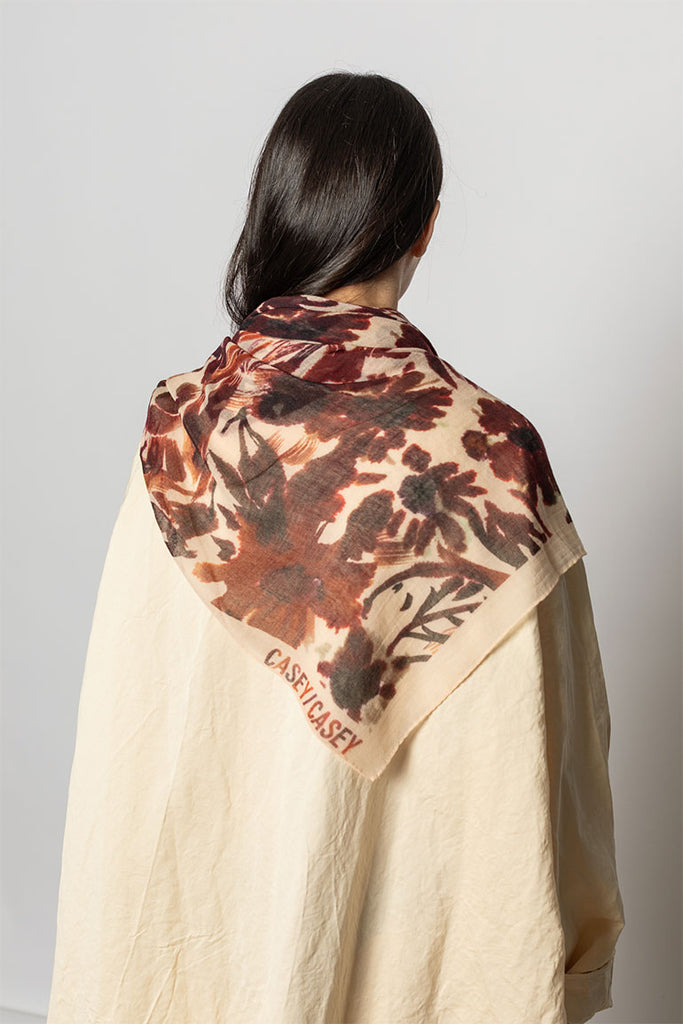 Square Scarf - Reds