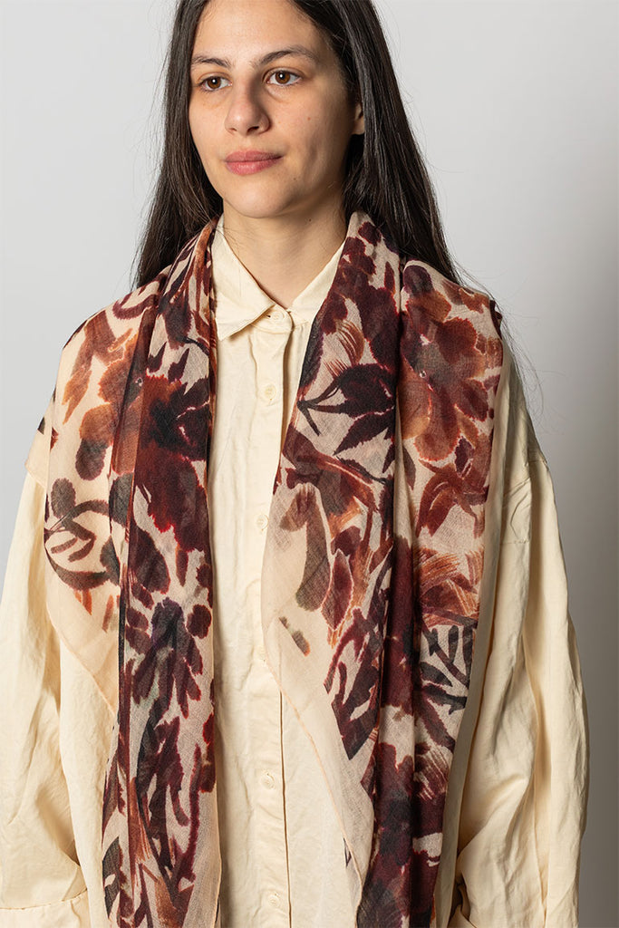 Square Scarf - Reds