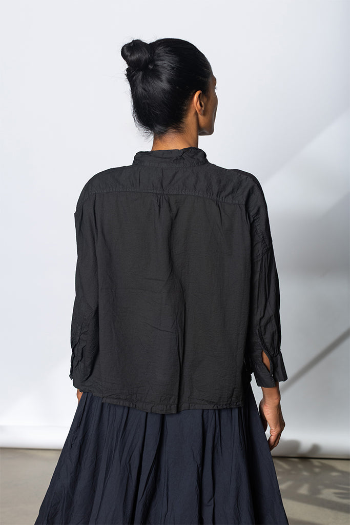 Square Top Self Check - Black