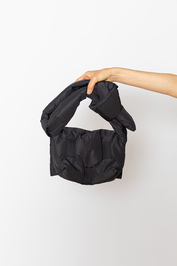 Square Cushion Purse - Black