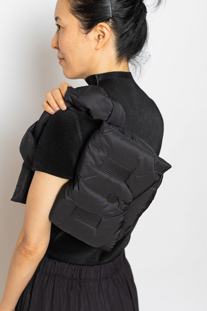 Square Cushion Purse - Black