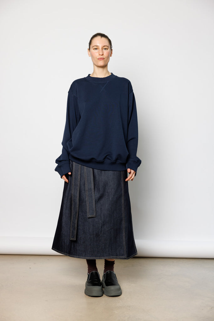 Stieglitz Denim Skirt - Indigo