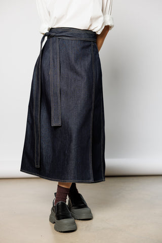 Stieglitz Denim Skirt - Indigo