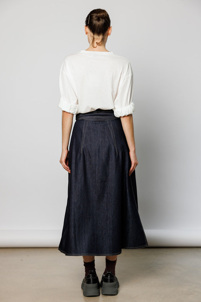Stieglitz Denim Skirt - Indigo