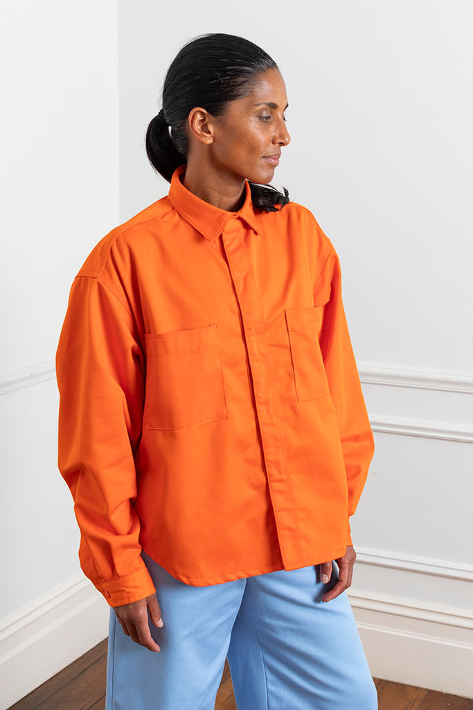 Stitch Jacket - Orange