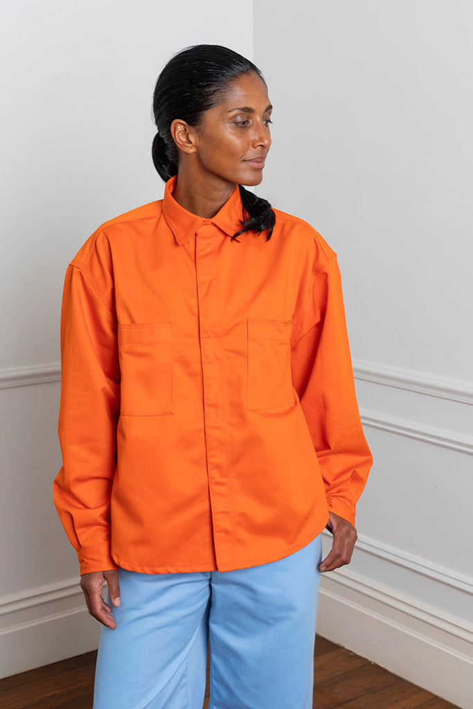 Stitch Jacket - Orange