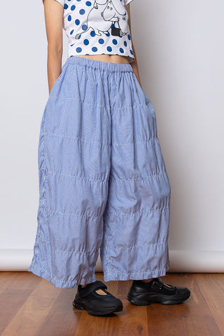 Stitched Stripe Pants - Blue/White