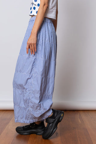 Stitched Stripe Pants - Blue/White