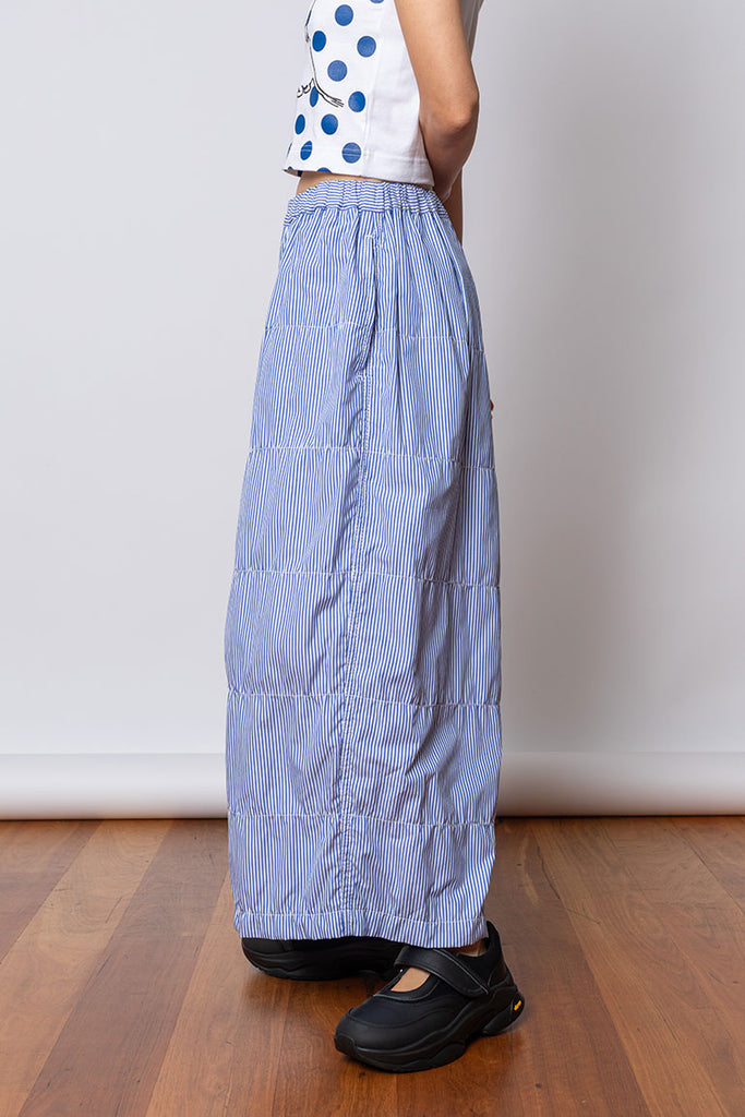 Stitched Stripe Pants - Blue/White
