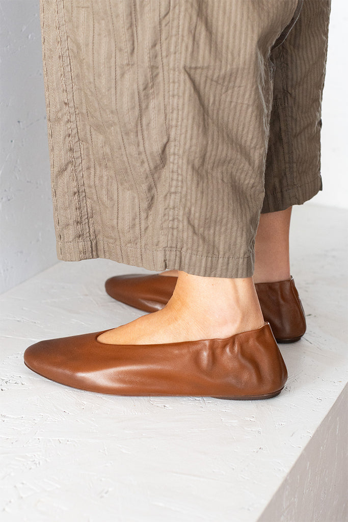 Strascico Ballerina Shoes - Basalt