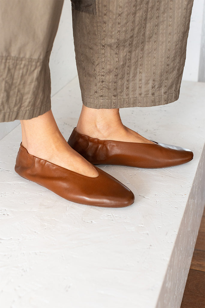 Strascico Ballerina Shoes - Basalt