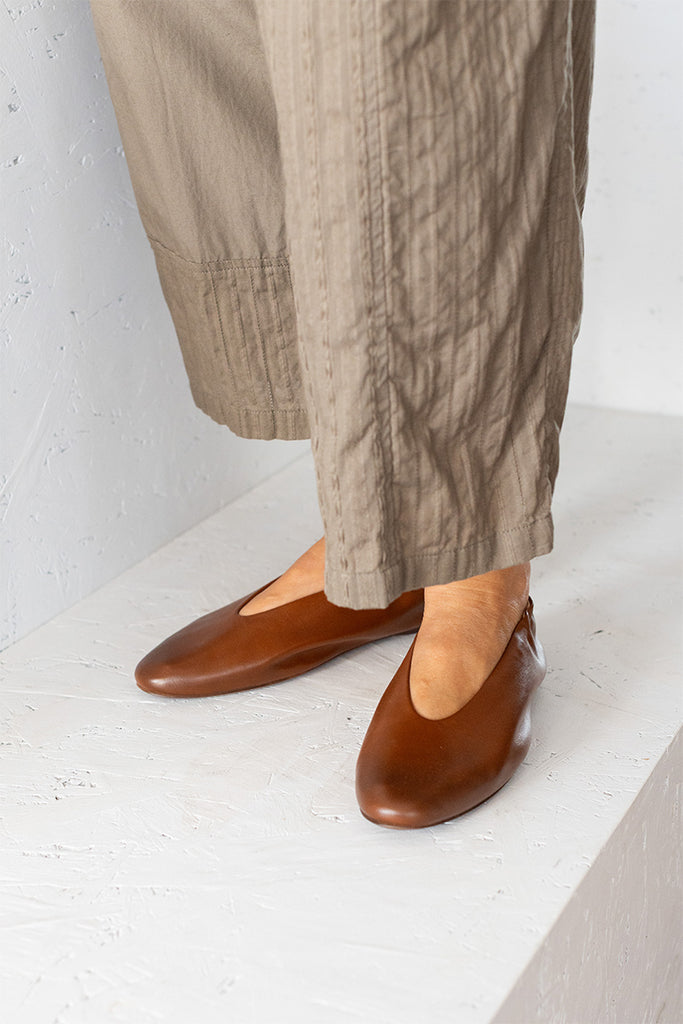 Strascico Ballerina Shoes - Basalt