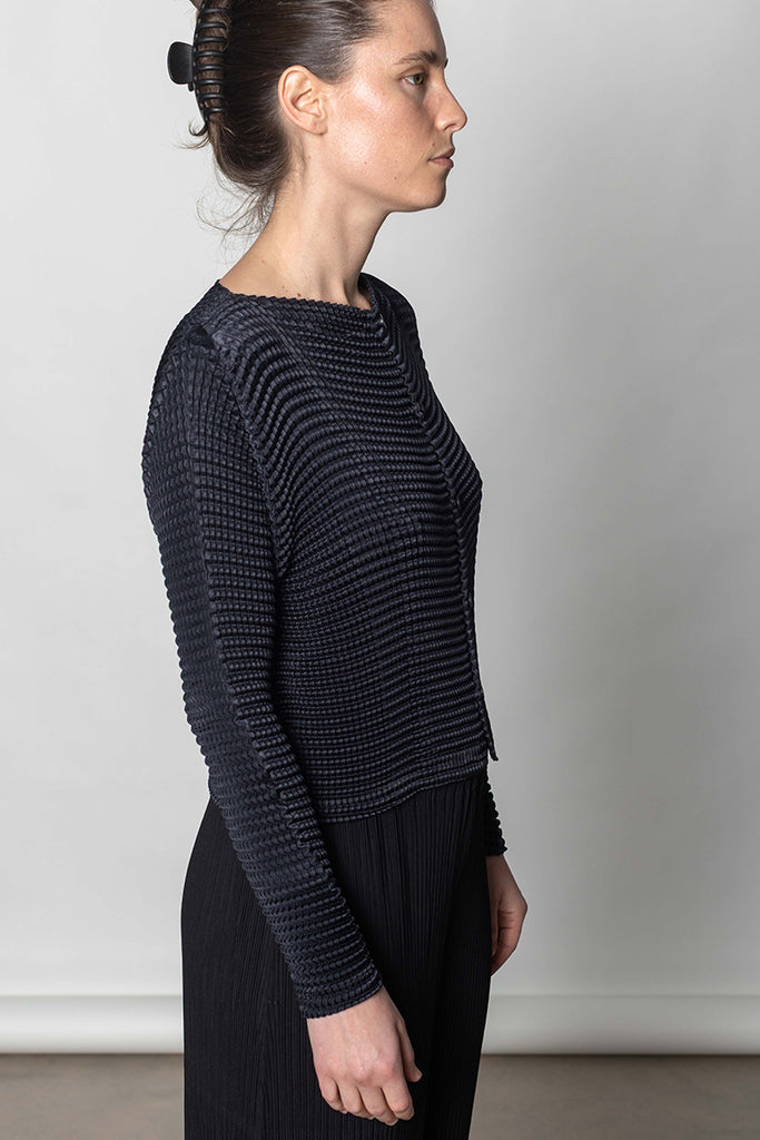 Suede Like Please Cardigan - Black