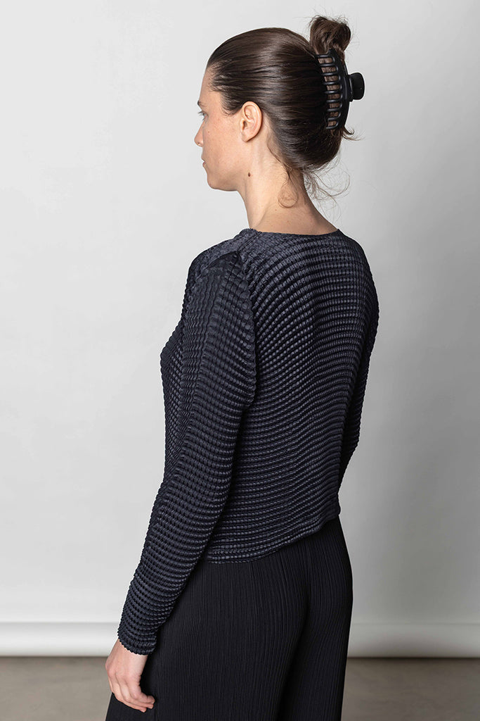 Suede Like Please Cardigan - Black