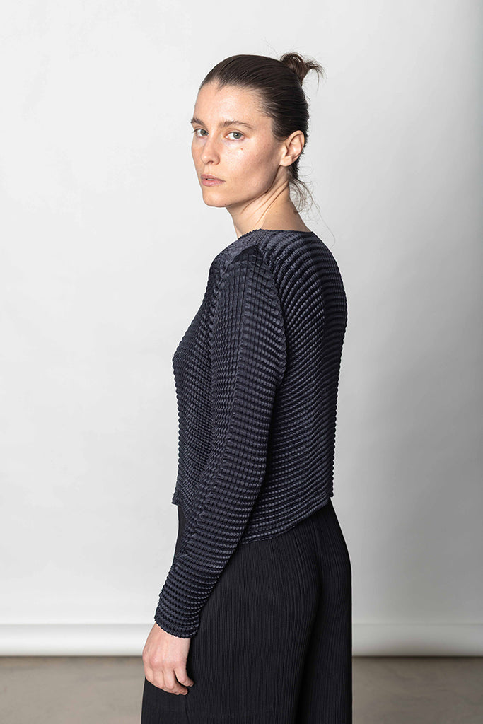 Suede Like Please Cardigan - Black