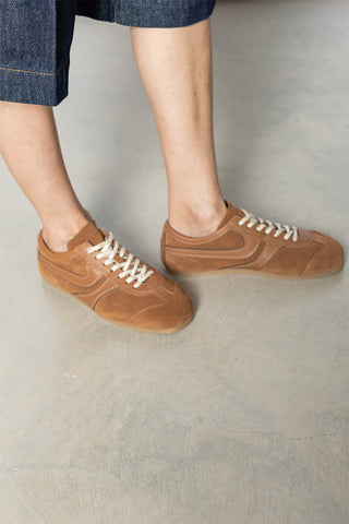 Suede Sneakers - Tan
