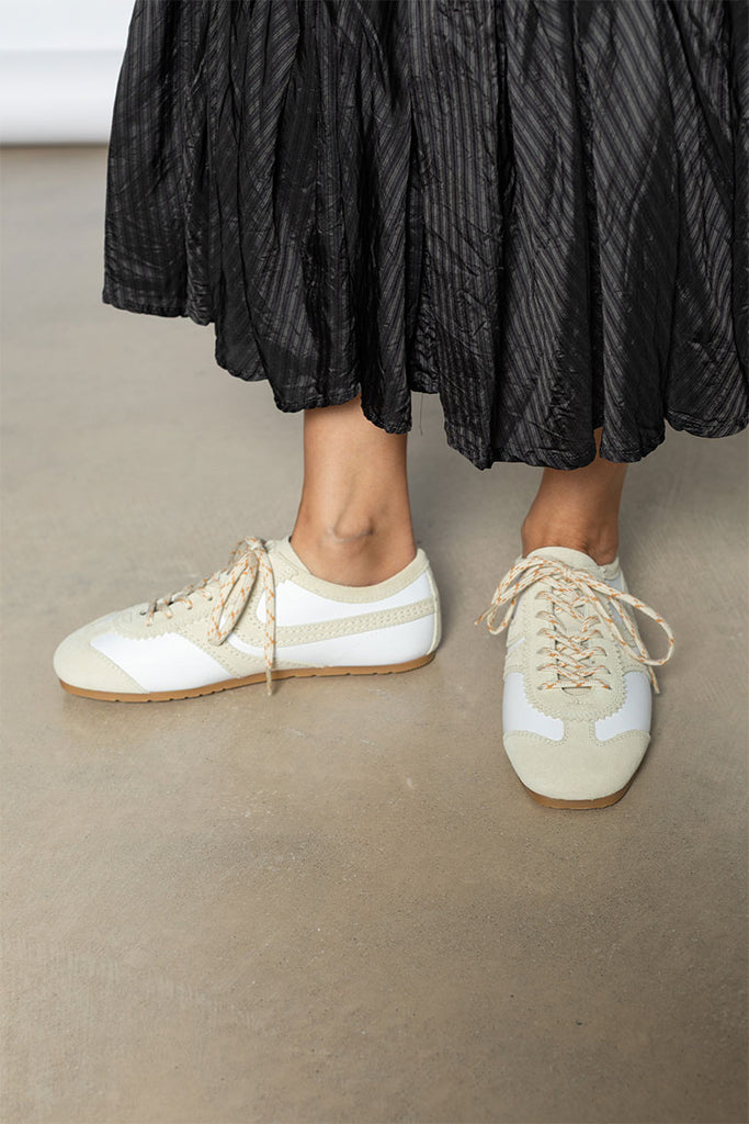 Suede Sneakers - White